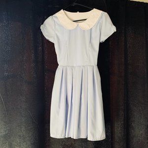 Alice in Wonderland Blue Collared dress